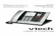 UP416 WEBCIB V1 20140411 - VTech Phones USA · Go to businessphones.vtech.com to register your product for enhanced warranty support and latest VTech product news. UP416 4-Line Ofﬁ
