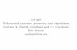 An overview of Euclid’s algorithm - Western Universityeschost/publications/CS829-lecture3.pdf · Euclid’s algorithm Euclid’s algorithm is used to compute GCD’s in either Z