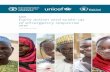 Sahel - Early action and scale-up of emergency … · 1.6 million cases of children with severe acute malnutrition – 46 percent ... aggravating factors that are already exacerbating