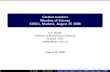 Catalan numbers Wonders of Science CESCI, …sunder/catalan.pdf · Catalan numbers Wonders of Science CESCI, Madurai, August 25 2009 V.S. Sunder Institute of Mathematical Sciences