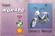 Puch Korado Owners Maintenance Instruction Service Manual · The vehicle is driven with a reliable PUCH motor which is built under licence and ... respect recommendations included