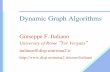 Giuseppe F. Italiano - IoCcs.ioc.ee/ewscs/2012/italiano/dynamic1.pdf · Giuseppe F. Italiano! University of Rome ... Elementary operations take ... Algorithmics”. Cambridge University