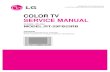 COLOR TV SERVICE MANUAL - go-gddq.com · COLOR TV SERVICE MANUAL CAUTION BEFORE SERVICING THE CHASSIS, READ THE SAFETY PRECAUTIONS IN THIS MANUAL. CHASSIS : MC-036A ... BLOCK DIAGRAM.....21