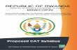 REPUBLIC OF RWANDA - iCPAR - Institute of … · REPUBLIC OF RWANDA ... describe and discuss aspects of the law relating to negotiable instruments and insurance ... • Substance