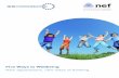 New applications, new ways of thinking · 2018-05-23 · New applications, new ways of thinking . Contents ... Using the Five Ways to integrate wellbeing into processes and ways of