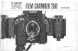 Canon F-1 250 Film Chamber Back Instructions 1971jameskbeard.com/Photography/Legacy_Canon_Manuals... · Canon Film Chamber 250 is an exclusive attaching/ detaching type long-length