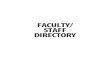 •2014-16• FACULTY/ STAFF DIRECTORY - PNW – … · FACULTY/ STAFF DIRECTORY. FACULTY AND ADMINISTRATIVE STAFF | 2014-2016 1 FACULTY AND STAFF Purdue University Board of Trustees