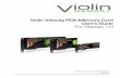 Violin Velocity PCIe Memory Card User’s Guidestorage.dpie.com/downloads/violin/Velocity-Guide_5.28.pdf · 535-0030-00 Rev 01 Violin Velocity PCIe Memory Card User’s Guide iii