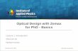 Optical Design with Zemax for PhD - Basics - iap.uni …design... · Introduction Zemax interface, menus, file handling, system description, editors, ... Geary Lens Design with practical