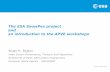 The ESA SnowPex project and an introduction to the … · The ESA SnowPex project and an introduction to the APVE workshops . ... Introduction to the ESA SnowPEX project B. Bojkov