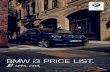 BMW i3 PRICE LIST. - bmwgroup-media.co.za · BMW i3 PRICE LIST. APRIL 2018. Recommended retail price including 15% VAT Standard Model i3 94Ah i3 94 Ah REX Automatic transmission 637