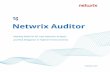 Netwrix Auditor - infopoint-security.de · 02 Applications Netwrix Auditor Applications Netwrix Auditor includes applications for Active Directory, Azure AD, Exchange, Oﬃce 365,