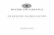 BANK OF GHANA · Bank of Ghana P. O. Box GP 2674 Accra - Ghana  ... 30.85 36.00 Total Liquidity (M2+) 35.00 36.00 ... Bank of Ghana.