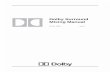Dolby Surround Mixing Manual - Idea2IC.html · Dolby Surround Mixing Manual S98/11932/12280 ii Dolby Laboratories, Inc. ... through more than 20 years of audio mixing helped to make