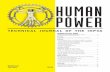 Human Power, issue #51 - IHPVA · Number 51 Tiresome, ... Bicycle stability after front-tire deflation. ... Human Power Number 51, Fall 2001 ...