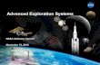 Advanced Exploration Systems - NASA · validate operational concepts for future human missions beyond Earth orbit. ... Advanced Exploration Systems ... mobility during tests on air