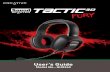 Sound Blaster Tactic3D Furyfiles2.europe.creative.com/manualdn/Manuals/TSD/12907/0xF6864180/… · SafetyInformation26 SafetyInformation Refertothefollowinginformationtouseyourproductsafely,andtoreducethechanceofelectric