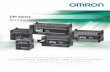 CP1 Series - Automatizacion · CP1 Series Micro Programmable Controllers. CP1H ... Rotary Encoder RS-485 RS-232C Example: ... (ladder diagrams or ST language)