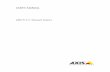 AXIS P1311 User's Manual · AXIS P1311 User’s Manual Notices This manual is intended for administ rators and users of the AXIS P1311 Network Camera, and is …