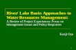 River/Lake Basin Approaches to Water Resources … · on Resources below the HWL, Saguling Reservoir, Indonesia. 49 Planned Resettlement Program and Actual Performance, Saguling Dam,