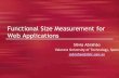 Functional Size Measurement - OOmFPWeb - UPVusers.dsic.upv.es/~sabrahao/FSM/OOmFPWeb-slides.pdf · Functional Size Measurement for Web Applications Silvia Abrahão Valencia University