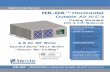 HK-OA TM Horizontal - AboveAir Technologies · - Computer / Server Rooms - Morgues - Labs / Hospitals ... your comfort and precision cooling ... Horizontal, Outside Air A/C’s