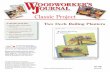 WJC106 Two Deck Railing Planters - woodworkcity.com · Woodworker’s Journal Classic Projects are scans of much-loved woodworking plans from our library of back issues. Please note