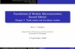 Foundations of Modern Macroeconomics Second Edition · Foundations of Modern Macroeconomics - Second Edition Chapter 7 10/49. Building blocks for trade union models ... Foundations