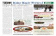 Friday, March 14, 2014 PAGE 5 Maine Maple … · REPORTER Friday, March 14, 2014 PAGE 5 Pingree Maple Products Since 1969 FREE SAMPLES of our maple syrup, ... & Needhams • Jams