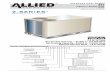 ASHRAE 90 - Allied Commercial · All models are ASHRAE 90.1-2010 energy efficiency compliant and meet or exceed requirements of Section 6.8. Models equipped with the Single Zone VAV
