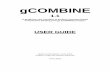 gCOMBINE - UAM€¦ · gCOMBINE 1.1 A graphical user ... confidence ellipse), ... GCC 3.3 or newer / GNU Fortran (gfortran or g77) 3.3 or newer Cygwin (on Windows systems)