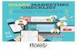 Smart Marketing Checklist · Strategy • Branding • Web design • SEO • Social media Recruitment marketing • Email • Direct marketing • PPC {{2 2 SMARTER ... SALES STRATEGY