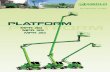 PLATFORM - Merlo · HIGH-TECH EXCELLENCE. Proportional controls The operator controls through ... The positioning of the engine, transmission and the hydraulic system ... PLATFORM