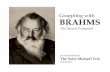 Grappling with BRAHMS - Saint Michael Trio · BRAHMS The Classical Protagonist Grappling with An informance by The Saint Michael Trio and friends . I ﬁnd Brahms’ music is turgid