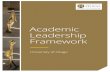 Academic Leadership Framework - otago.ac.nz · The Academic Leadership Framework outlines 5 essential, generic attributes of leadership from the perspective of strengths and warning