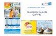 Quarterly Results Q2FY13 - State Bank of India · Performance Highlights – Q2FY13/H1FY13 Q2 FY12 Q2 FY13 YOY % H1 FY12 H1 FY13 YOY % Consolidated Net Profit (Rs / crs) 3470 4575