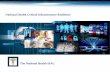 National Health Critical Infrastructure Resilience Health... · National Health Critical Infrastructure Resilience. Sector-Specific Agency (SSA) Critical Infrastructures & Key ...