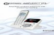 Amplified cordless telephone with answering machine · Amplified cordless telephone with answering machine. TABLE OF CONTENTS ... 9.5.2 Record your Outgoing Message (OGM) ... You