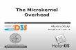 The Microkernel Overhead - FOSDEM · Martin Děcký, FOSDEM 2012, 5th February 2012 The Microkernel Overhead 3 Disclaimer For the sake of brevity, some of the following slides might