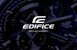 Scuderia Toro Rosso | CASIO EDIFICE · Scuderia Toro Rosso | CASIO EDIFICE OFFICIAL PARTNER ﬁce-watches.com/ A highly efﬁcient sports chronograph that continues to evolve through