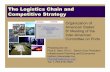 The Logistics Chain and Competitive Strategy - OAS 2013... · The Logistics Chain and Competitive Strategy