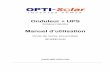 Onduleur + UPS - OPTI-Solar Manual/SP4000-AVR Manual 2012… · Onduleur + UPS Onduleurs Hybrides Manuel d’utilisation Onde de sortie sinusoïdale SP4000-AVR