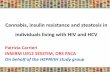 Cannabis, insulin resistance and steatosis in individuals ... · Cannabis, insulin resistance and steatosis in individuals living with HIV and HCV Patrizia Carrieri INSERM U912 SESSTIM,