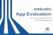 mHealth - Sciencesconf.org · mHealth App Evaluation by David Sainati, PharmD CEO at Medappcare GEM – App Evaluation – David Sainati - 27 Mars 2014