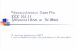 Réseaux Locaux Sans Fils IEEE 802.11 (Wireless …ploug22.free.fr/doc/presentation-wifi-2004.pdf · Distributed Coordination Function (DCF) 31 Trame MAC frame check ... Specifiée