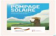 POMPAGE SOLAIRE - energypedia.info · Le pompage de l’eau pour l’irrigation des exploitations au Maroc se fait en utilisant différentes sources d’énergie : Butane, Diesel