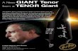 GIANT Tenor TENOR Giant - .The GIANT Tenor combines the shape of hard rubber with the precision of