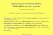 Semiconductor thermodynamics: Peltier effect at a pÐn …jmwagner/Peltier_at_p-n_junction-corr.pdf · Semiconductor thermodynamics: Peltier effect at a pÐn junction Jan-Martin Wagner,
