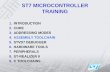 ST7 MICROCONTROLLER TRAINING - st.com · ¾Cross assembleur: ASM ... same macro can be called several time in the same module) THE ASM ASSEMBLER Defining macros (2)