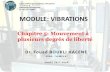 Cours Module: Vibrations - essa-tlemcen.dz · Chapitre 5: Mouvement à plusieurs degrés de liberté MODULE: VIBRATIONS Dr. Fouad BOUKLI HACENE ESSA- TLEMCEN ANNÉE 2017-2018 ECOLE